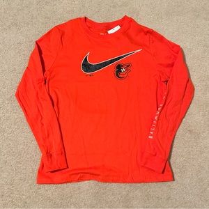 NWT Nike Women’s Baltimore Orioles Long-Sleeve Shirt